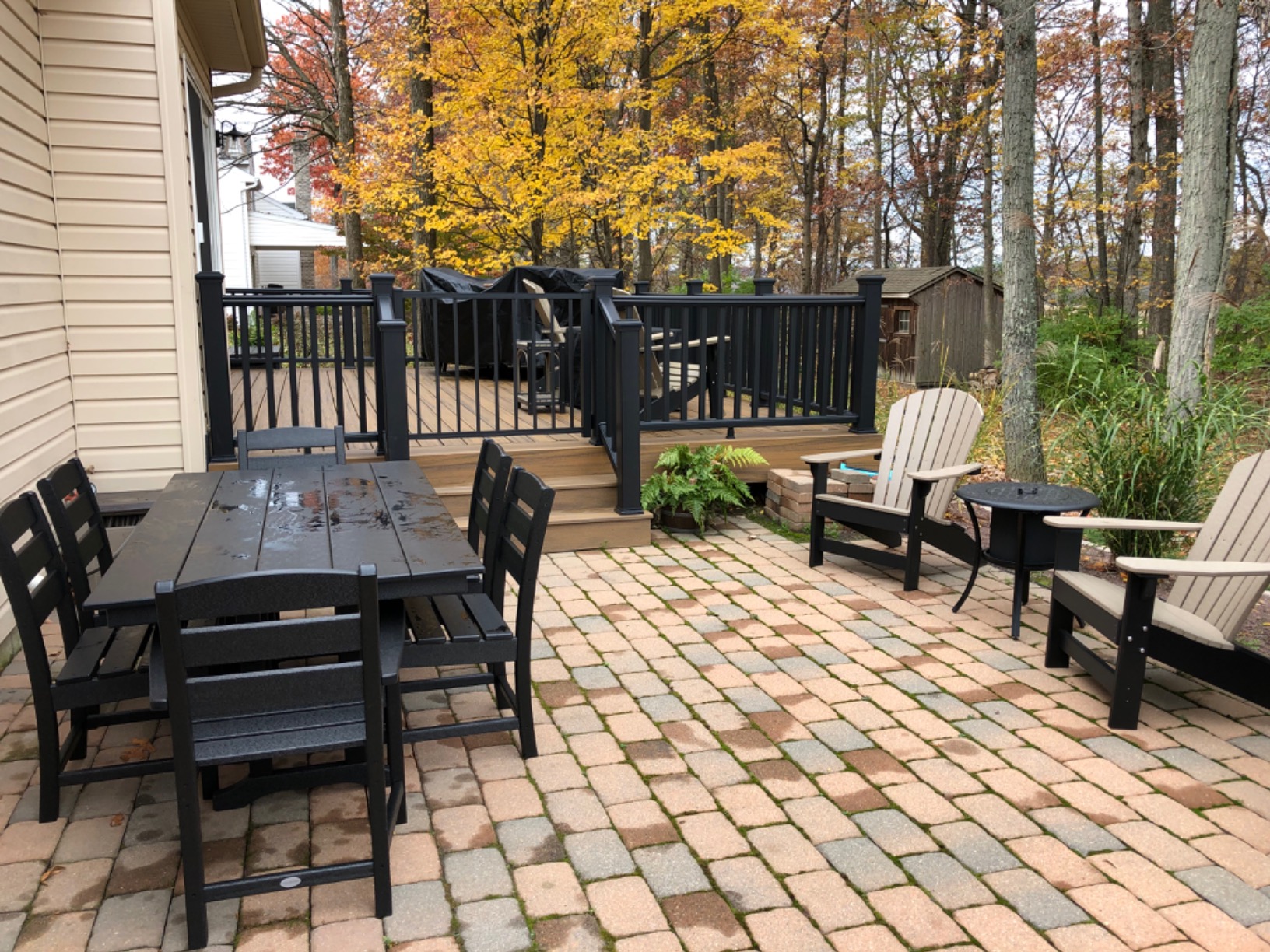 【Furniture】7-Piece Lakeside Dining Set, Multi-Colour