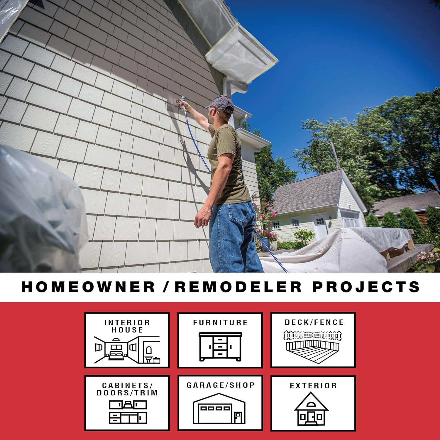 Graco Magnum 262805 X7 Cart Airless Paint Sprayer, Gray