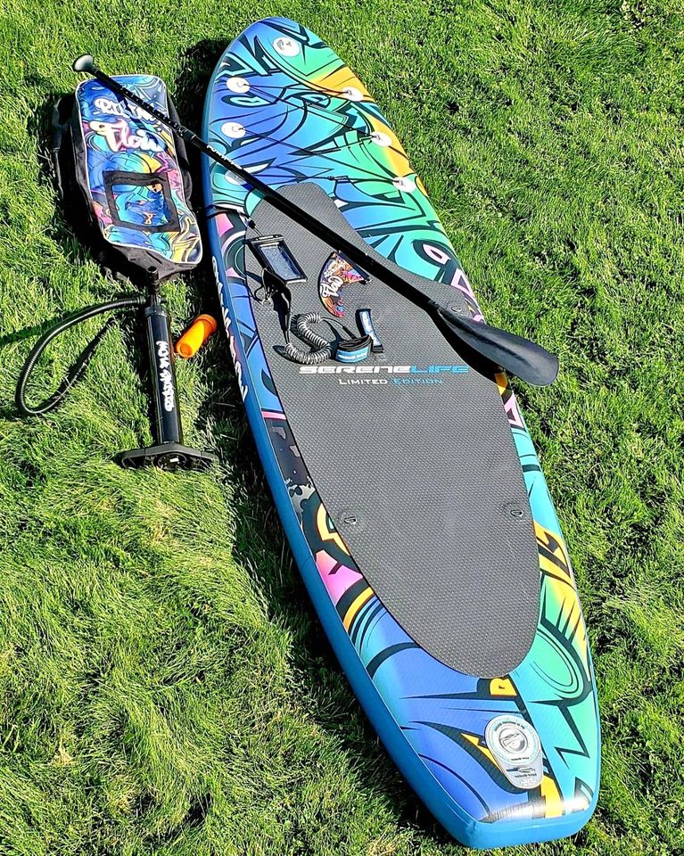 Inflatable Stand Up Paddleboard 11' x 33' x 6'' (6'' thick) non-slip deck