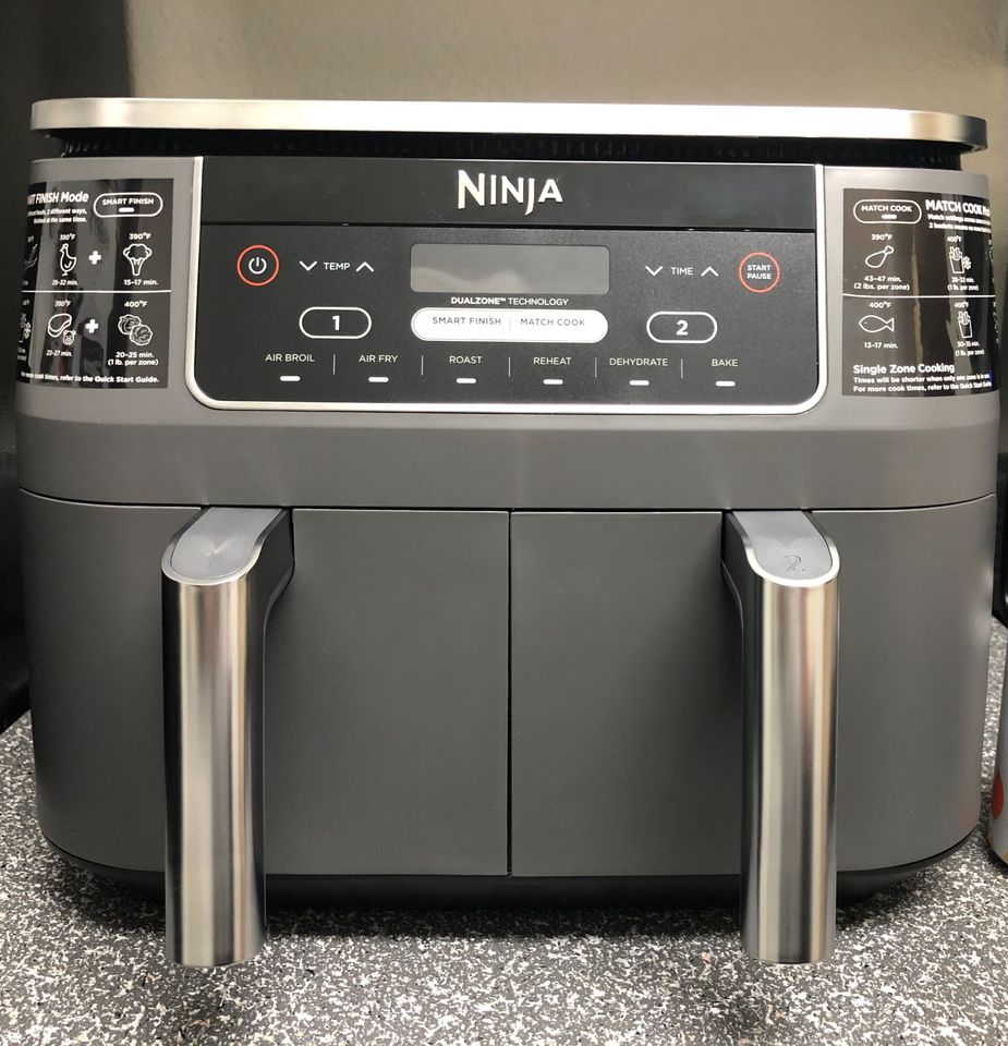 Brand New - Ninja AF300UK Air Fryer Dual Zone, 7.6 Litres, Grey