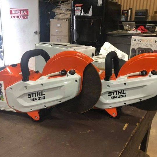 Stihl TSA 230 Electric Battery Cut-Off Concrete Saw Brick
