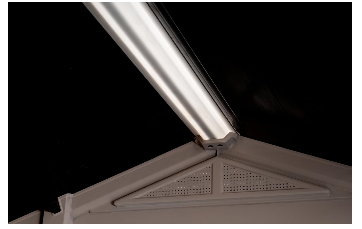 Keter Factor 8 x 6 ft Outdoor Storage Shed, Beige/Brown