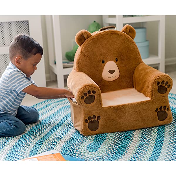 Soft Landing Fox Sweet Seats | Premium Character Chair with Carrying Handle & Side Pockets – Orange