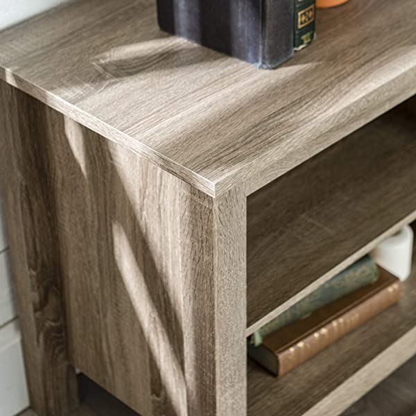 Walker Edison Wren Classic 4 Cubby TV Stand for TVs up to 65 Inches, 58 Inch, Black Black 58 InchTV Stand