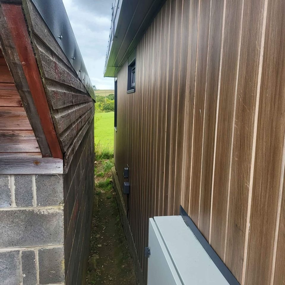 Plastic clad garden room Garden office Garden gym Garden bar