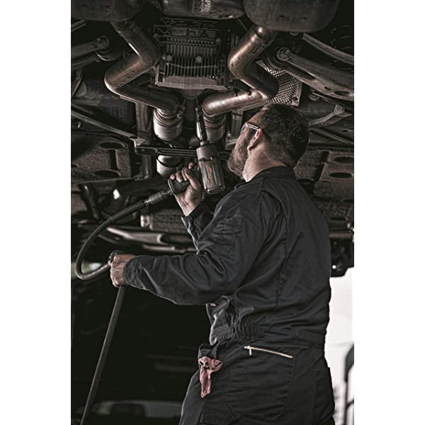 Ingersoll Rand 2235TiMAX 1/2” Drive Air Impact Wrench – Lightweight 4.6 lb Design, Powerful Torque Output Up to 1,350 ft-lbs, Titanium Hammer Case, Max Control, Gray