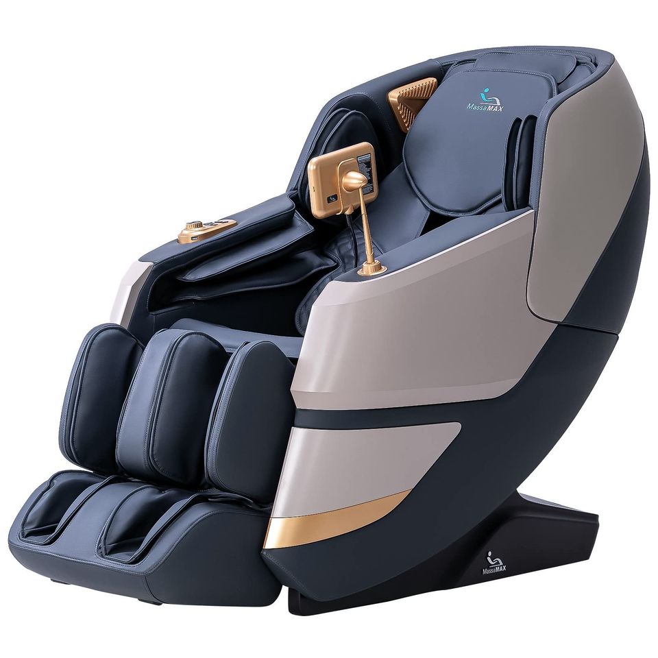 2023 4D Massage Chair, Full Body Shiatsu Recliner with Electric Extendable Footrest, Zero Gravity