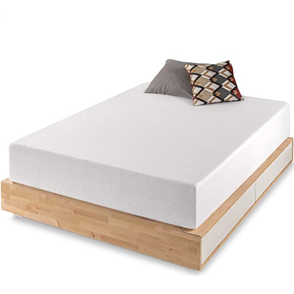 Best Price Mattress 10 Inch Memory Foam Mattress, Calming Green Tea Infusion, Pressure Relieving, Bed-in-a-Box, CertiPUR-US Certified, Full Full 10