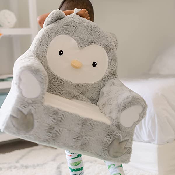 Soft Landing Fox Sweet Seats | Premium Character Chair with Carrying Handle & Side Pockets – Orange