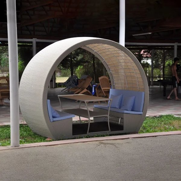 RATTAN SOFA CREATIVE TABLE AND CHAIR LEISURE COURTYARD TERRACE OUTDOOR RATTAN CHAIR SOFA SET