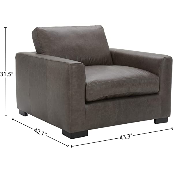 Amazon Brand - Stone & Beam Westview Extra-Deep Down-Filled Sofa Couch, 89