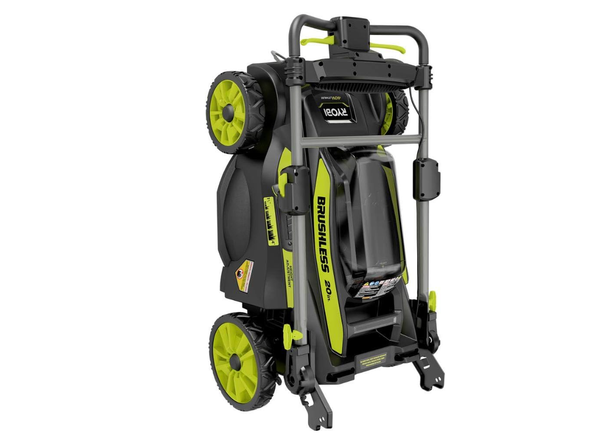 RYOBI 20 in. 40-Volt 6.0 Ah Lithium-Ion Battery Brushless Cordless Walk Behind Self-Propelled.