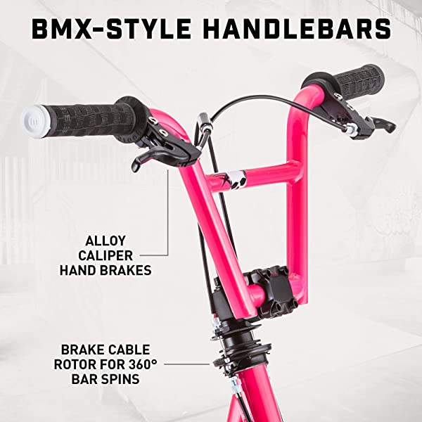 Mongoose Expo Youth Scooter, Front and Rear Caliper Brakes, Rear Axle Pegs, 12-Inch Inflatable Wheels, Non Electric Green/Grey