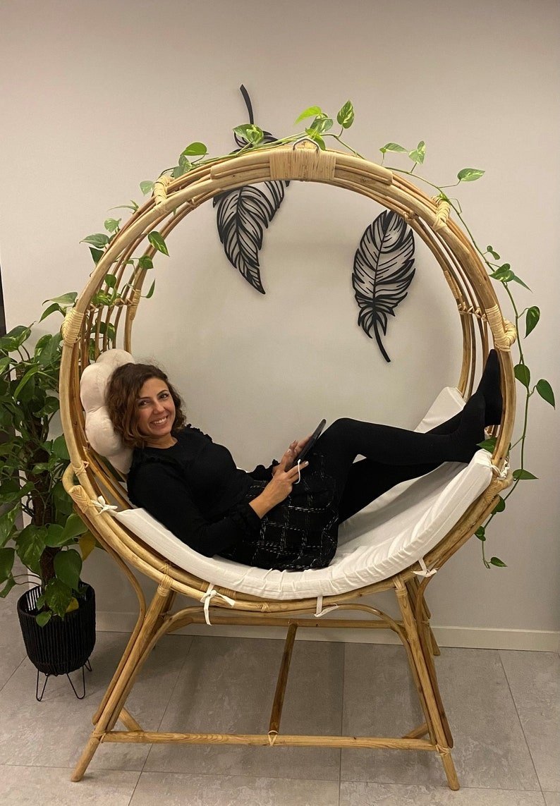 Cane chair/rattan swing/bamboo swing chair