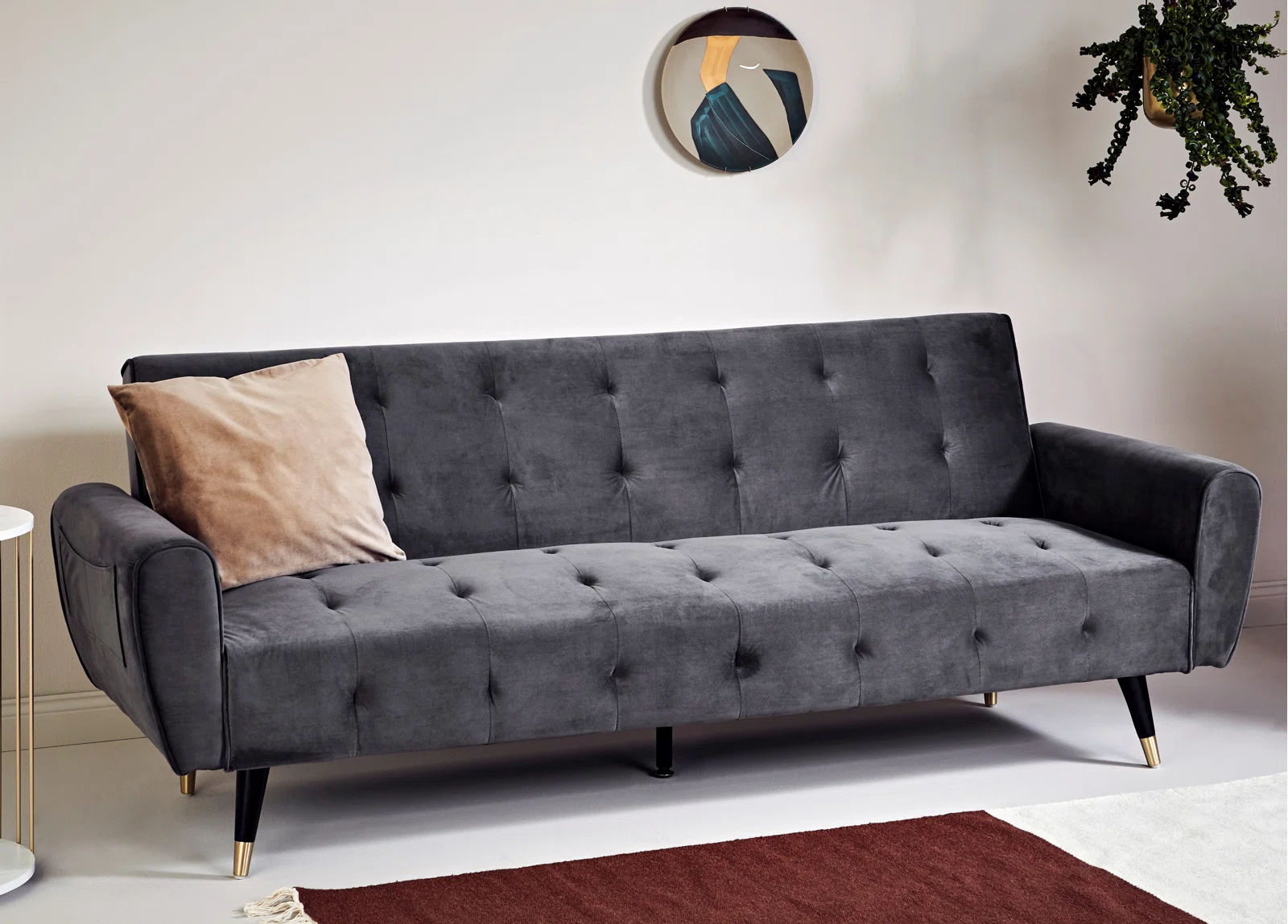 【Furniture】83.86'' Upholstered