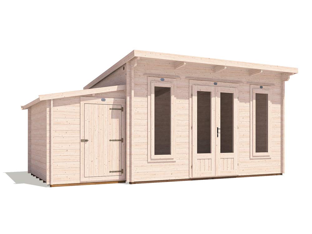 【Home&Garden】Log Cabin Garden Office Man Cave Garden House Summerhouse Terminator