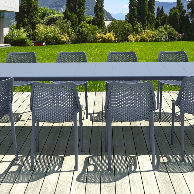 【Furniture】Asuna Rectangular 10 - Person Outdoor Dining Set