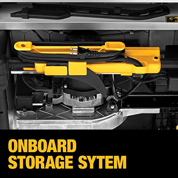 DEWALT 10-Inch Table Saw, 32-1/2-Inch Rip Capacity (DWE7491RS) 10-Inch Tablesaw w/Stand Tablesaw