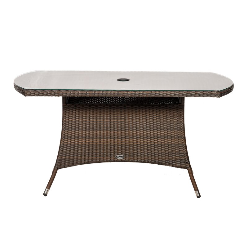 【Furniture】Rectangular 6 - Person 150Cm Long Dining Set with Cushions