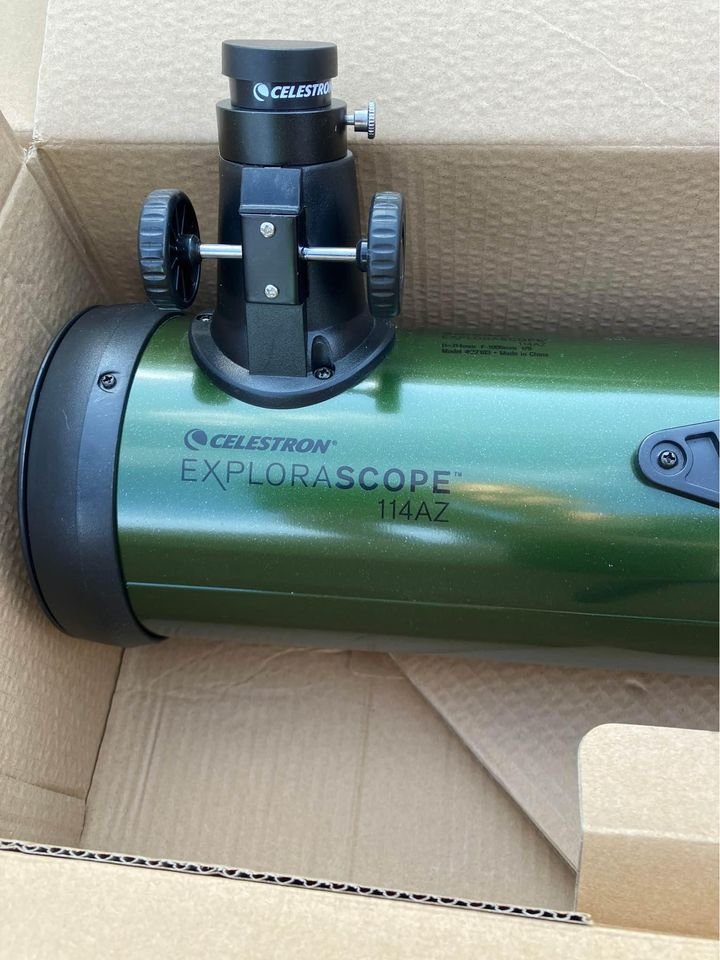 Celestron Explorascope 114az telescope inc tripod