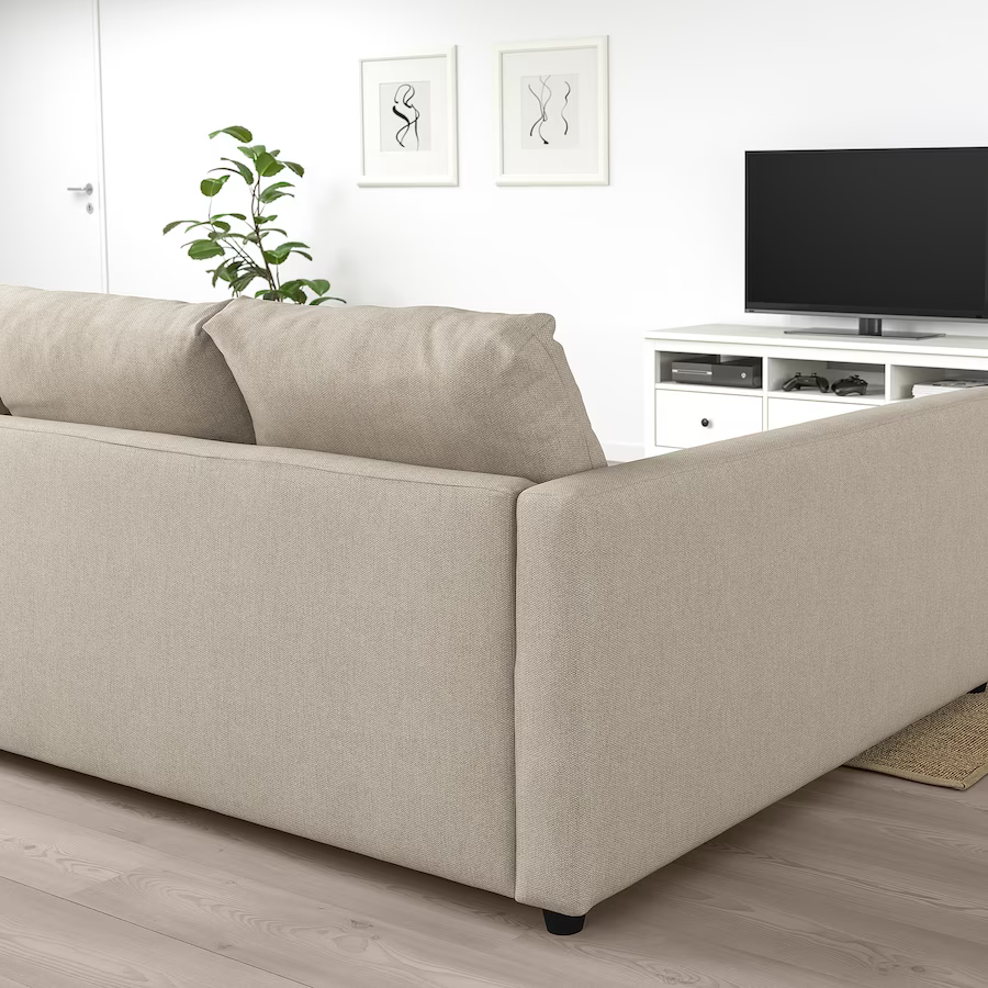 【Furniture】FRIHETEN Sleeper sectional,3 seat